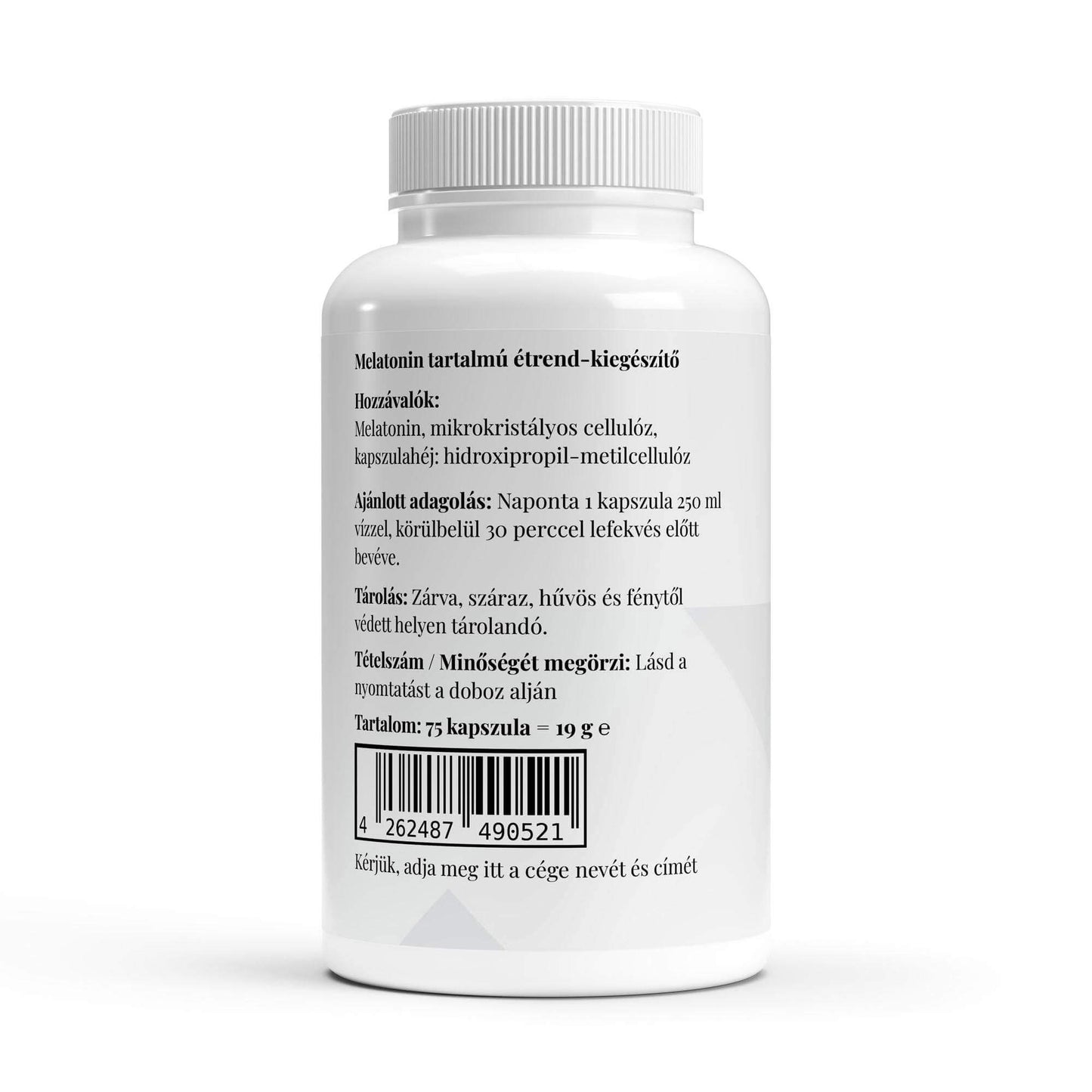 Melatonin Kapszula – Pihentető alvás - Nutrilux