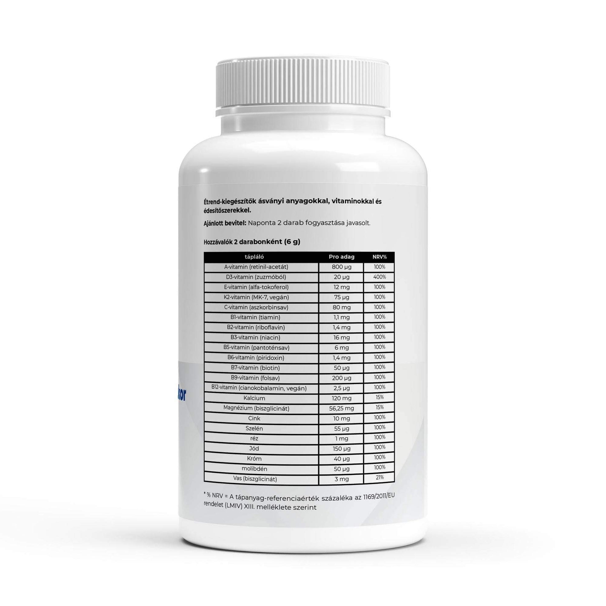 Prémium multivitamin gumicukor - Nutrilux