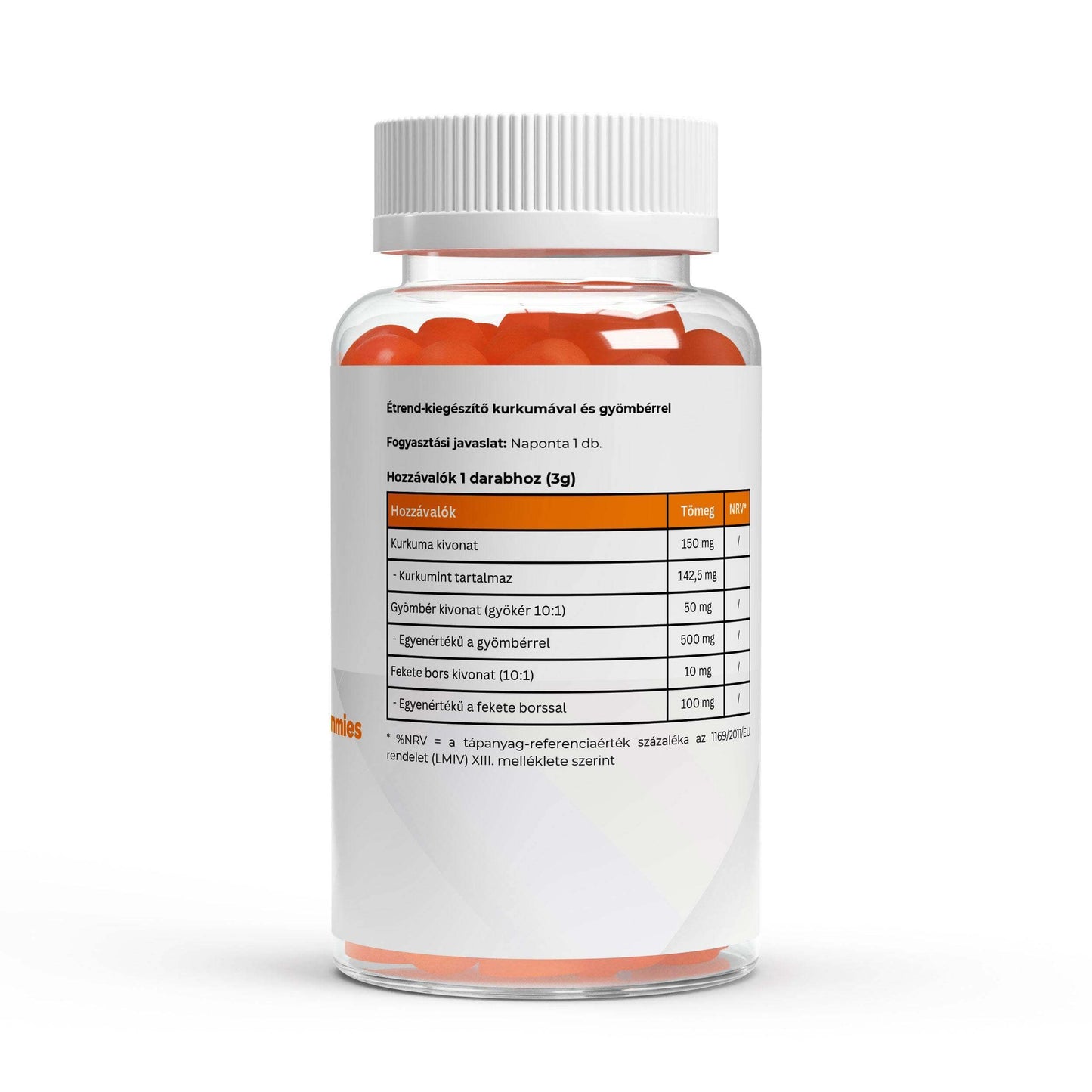 Kurkuma és Gyömbér Gumivitamin - Nutrilux