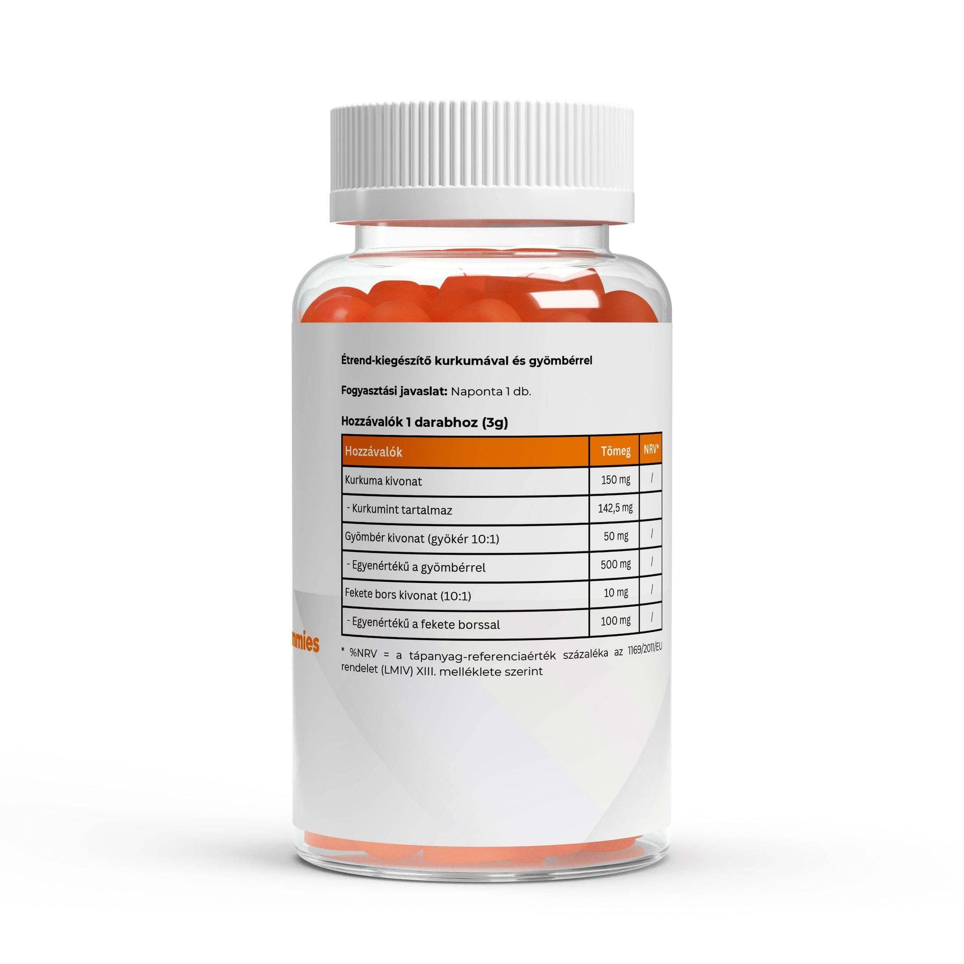 Kurkuma és Gyömbér Gumivitamin - Nutrilux